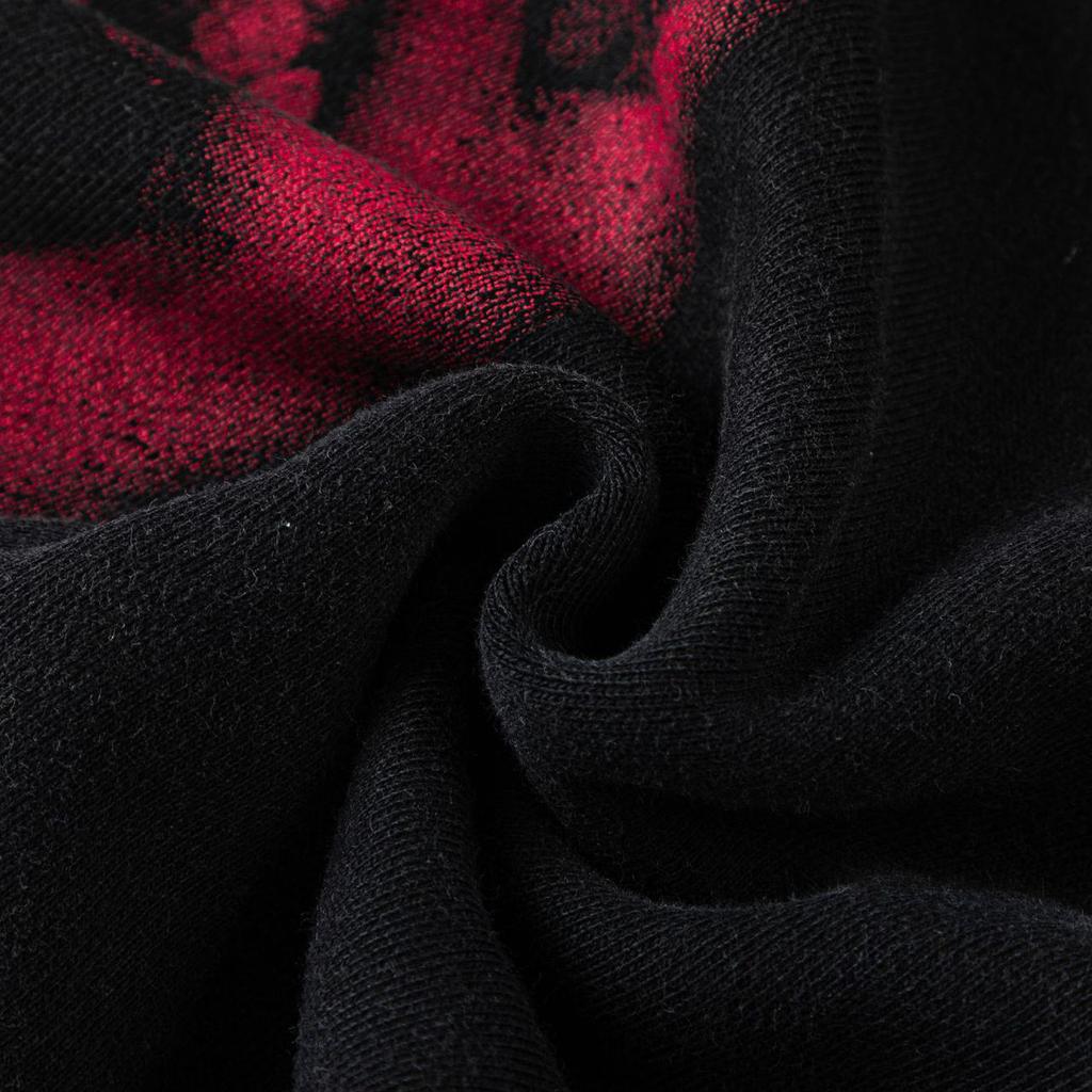 9079 Off-White 2025 Autumn and Winter New OW Wine God Bath Portrait Pattern Pullover Men's and Women's Hooded Sweatshirt Sweatshirt