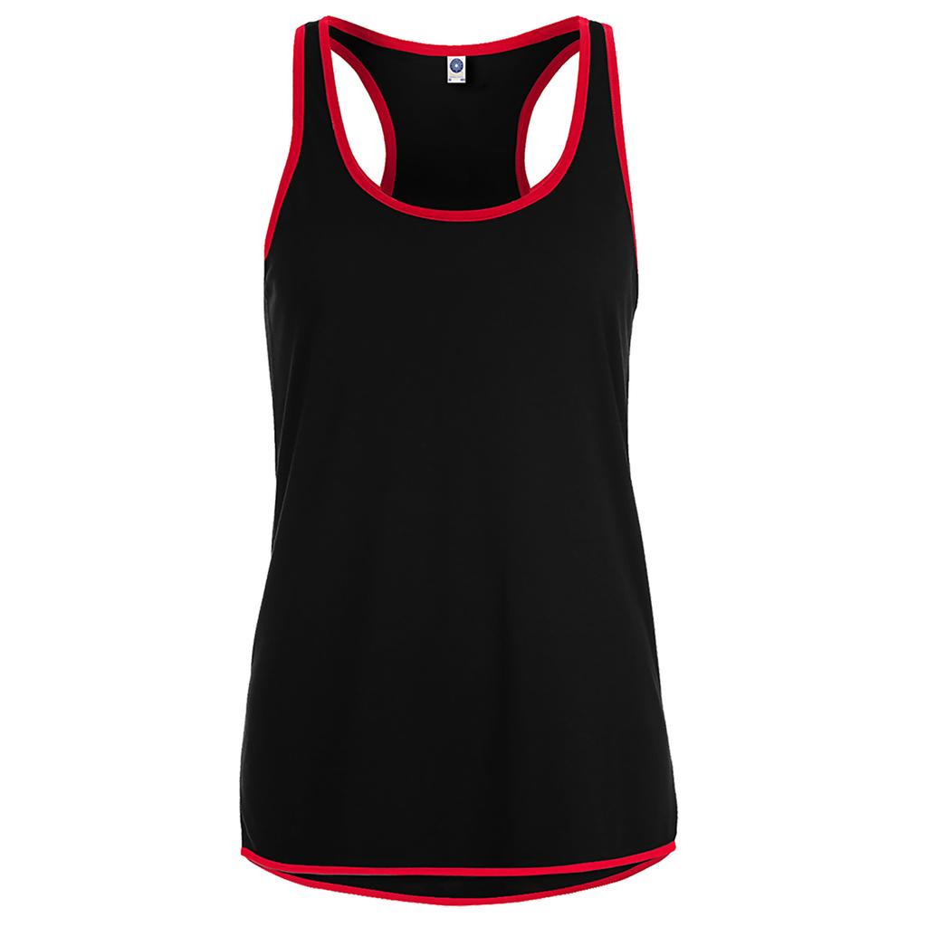Starworld Womens/Ladies Contrast Sports Vest Top