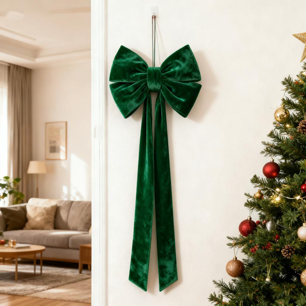 Vánoční motýlek, Vánoční dekorace, Plyšový supervelký motýlek, Ozdoba na vánoční stromek