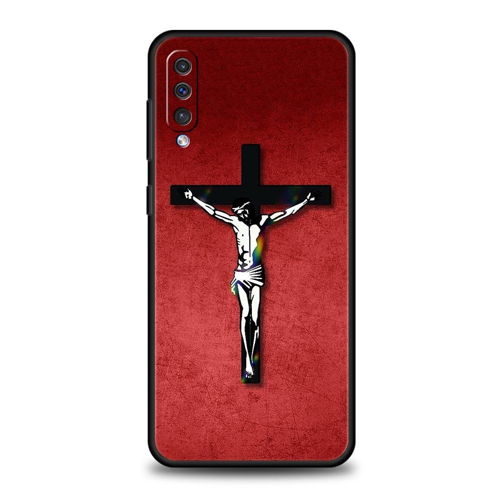 Christian Religious Jesus Phone Case For Samsung Galaxy A52 A50 A70 A10 A30 A40 A20S A20E A02S A12 A22 A72 A42 A32 5G A04s Cover