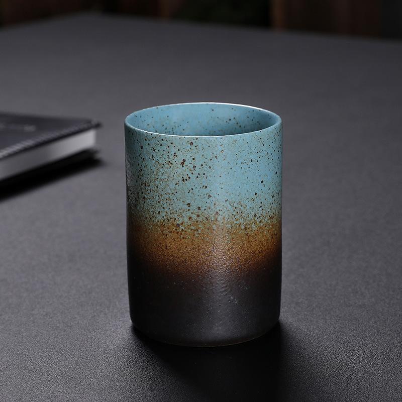 Japanese-style colorful espresso cup retro ceramic