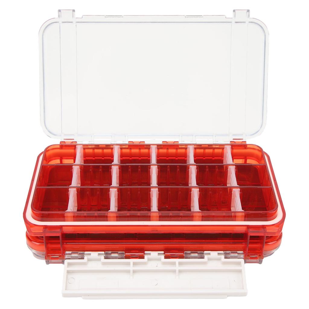 Taca na przynęty wędkarskie z przegródkami Stabilne pudełko do przechowywania akcesoriów wędkarskich PP do wody słonej i słodkiej