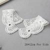 White Neckline Lace Collar Craft Sewing Fabric Venise Motif Applique Trims DIY Craft