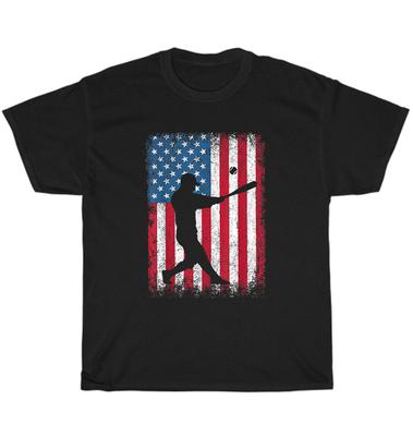 American US Flag Patriotic Baseball Team Fourth 4th Of July T-Shirt Unisex Gift