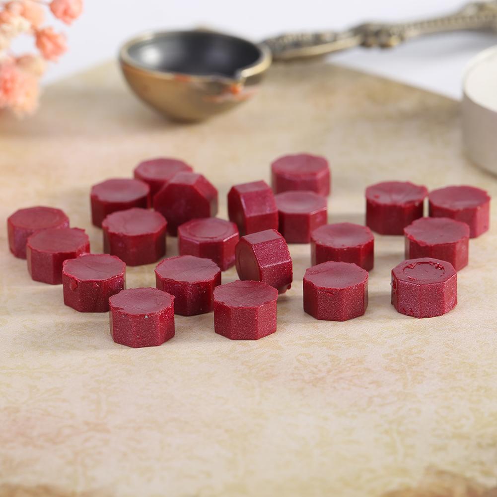 Grain Vintage Wax Seal Beads Wax Seal Stamp Tablet Pill Beads Sealing Wax Pill for Envelope Wedding 100pcs in Bag