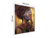 GLAS-SCHNEIDEBRETT 45x52 FRAU