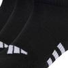adidas Ankle Socks Unisex 3 Pack Black IC9529