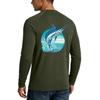 Men's UPF50+ Sun Protection Long Sleeve Shirt Stretch Outdoor Fishing Sports Top Lightweight Breathable Quick Dry Fabric