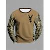 T-shirts à manches longues Camouflage 3D pour hommes Veste de chasse d'extérieur Vêtements d'extérieur Tenue de chasse furtive Costume Ghillie décontracté Vêtements pour hommes