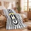 Juventus FC Print Flannel Blanket Soft Warm Sofa Bed Throw Blanket For Home Office Bedroom