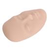 3D Makeup Practice Face Board Realistic Reusable Silicone Cosmetic Mannequin Face with 7PCS Brush for Beginner Medium