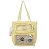 Mori large-capacity backpack female ins college style soft sister girl versatile transparent pain bag student class schoolbag
