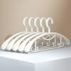 5 Pcs/Set Plastic Non-slip Clothes Hanger Wide Shoulder Adult Size Plastic Clothes Hanger Thickened Clothes Drying Rack