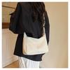 Korean Style Women's Woven Shoulder & Crossbody Bag with Adjustable Strap