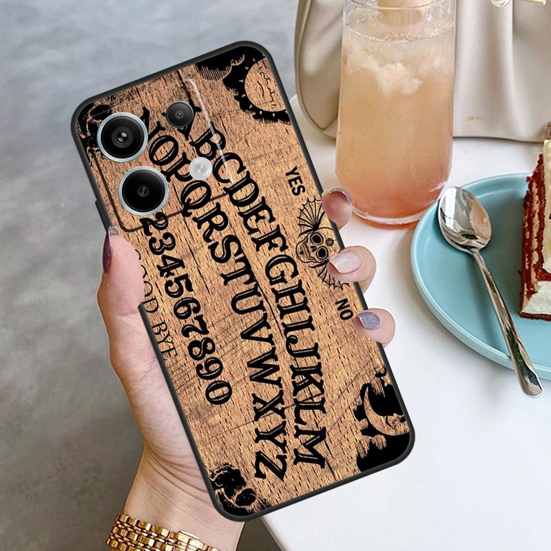 OUIJA BOARD Case For Xiaomi Redmi 12 9C 10C 12C 13C Redmi Note 13 12 9 10 11 Pro 9S 10S 11S 12S Coque