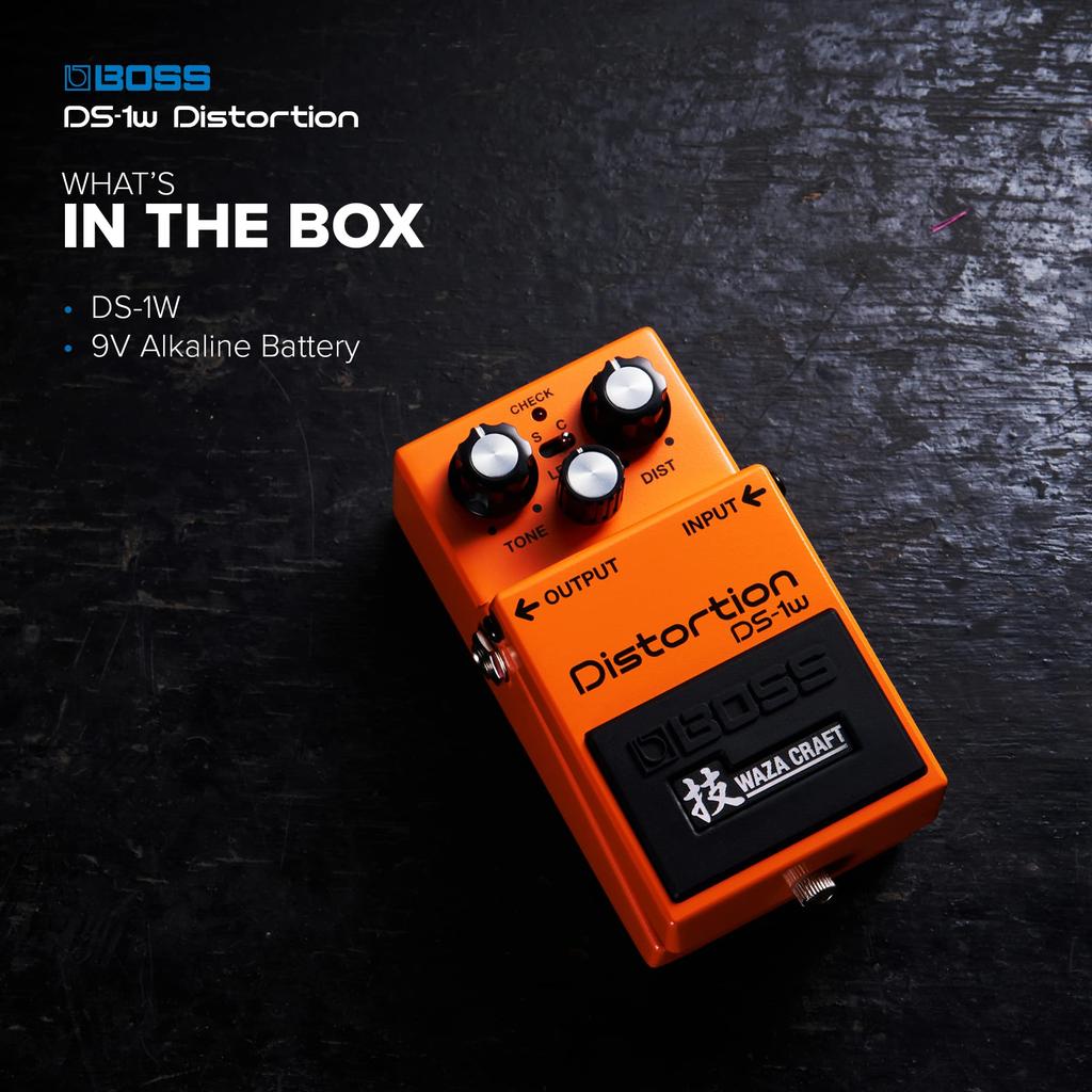 BOSSDS-1W Distortion WAZA CRAFT DS1W Made in Japan Boss Distortion