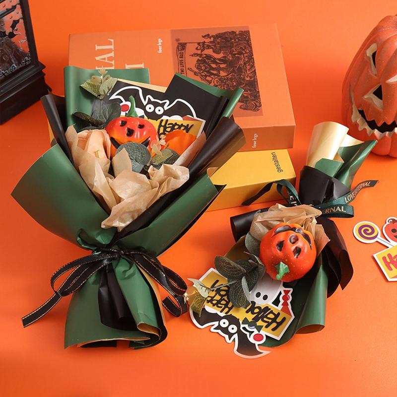 Halloween Decoration 2025 Halloween Flower Bouquet Fake Eternal Bouquet Gifts Halloween Crafts Party Gifts Room Decor Christmas