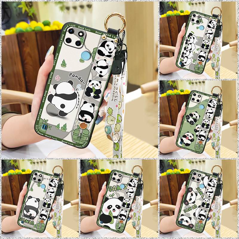 Soft Case Waterproof Phone Case For OPPO Realme C21Y/C25Y Shockproof Silicone Back Cover Cute Protective Kickstand Ring
