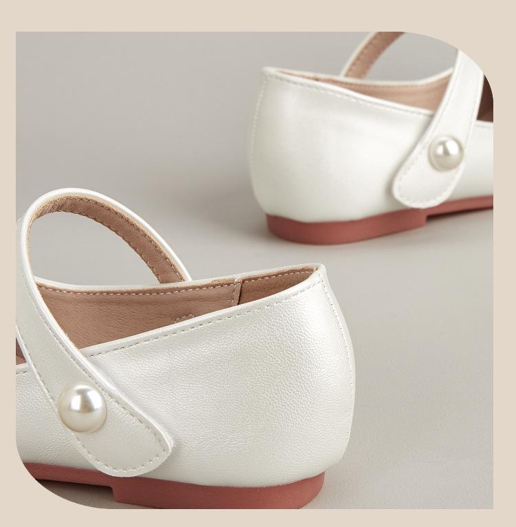 Scarpe Basse in Pelle Morbida per Bambine Primavera 2026 per Bambini Piccoli e Grandi