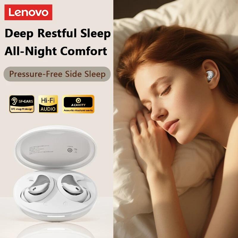 

Lenovo LE203 Sleep Invisible Earbuds Wireless Bluetooth 6.0 In-Ear Earphone Stereo Sound Small Lightweight Comfortable Noise Canceling Headphones