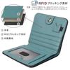 [GADIEMKENSD] ladies bifold card case men's compact and light folding wallet thin mini wallet cute billfold coin leather purse RFID blocking trip