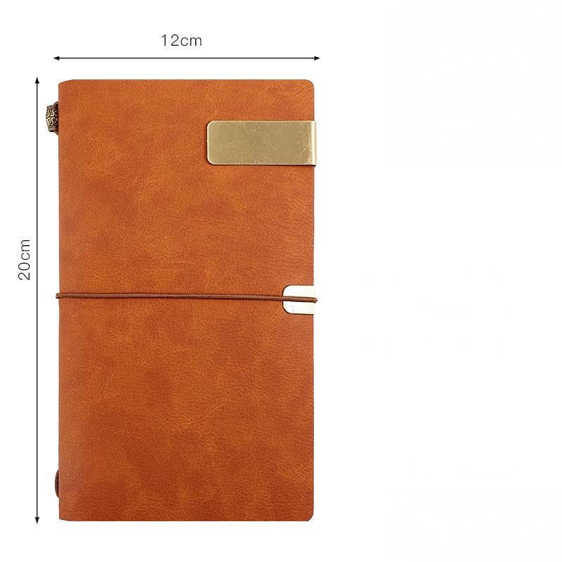 

A6 Съемный творческий блокнот в европейском стиле ретро блокнот портативный дорожный блокнот журнал блокнот жёлтый