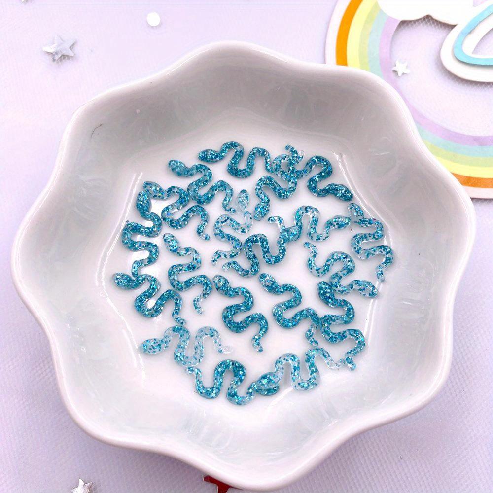 60pcs Assorted Glitter Resin Sequins-Colorful Mini Flat Back Embellishments For DIY Scrapbooking,Wedding Decor,Nail Art.