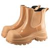 Rain shoes women's fashion outer wear water shoes thick-soled heightening rain boots non-slip water boots medium tube adult waterproof glue shoes