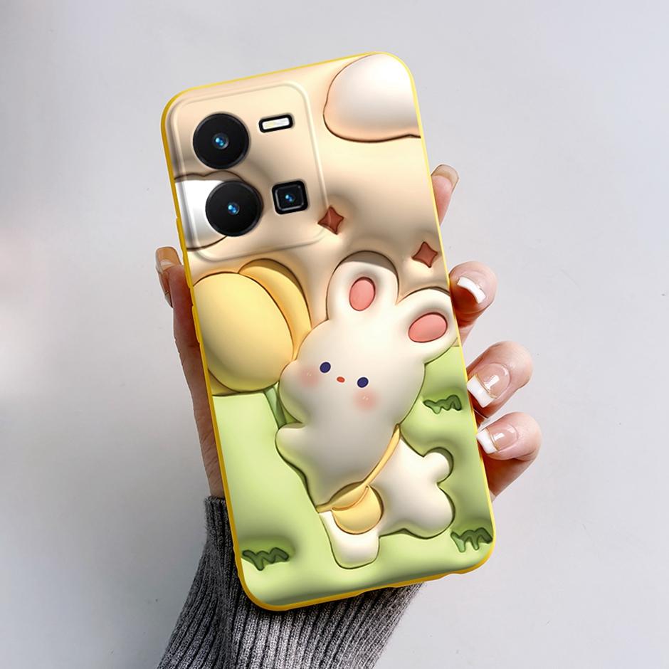 

For vivo Y35 4G Protective Case For vivo Y35 4G Fashion Cartoon Phone Cases For vivo Y35 4G Beautiful Painting Back Cover Coque vivo Y35 4G