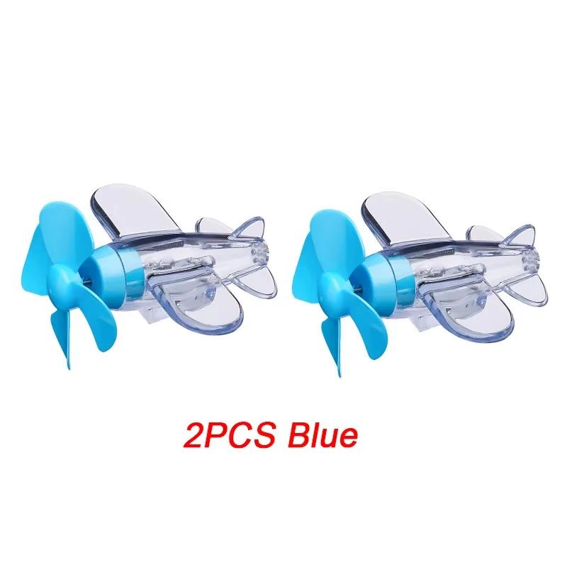 Motorcycle & Car Electric LED Colorful Lights Rotatable Airplane Wind-Powered Airplane Decor Car Motorcycle Bikes Bicycle Decor