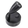 DC10‑30V LED RV Bedside Lamp Aluminum Alloy High Brightness RV Reading Light for Yachet Boat Black