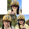 Yellow Tweetybird Duck Sun Hat For Girls Soft Cotton Cap For Spring Outdoor