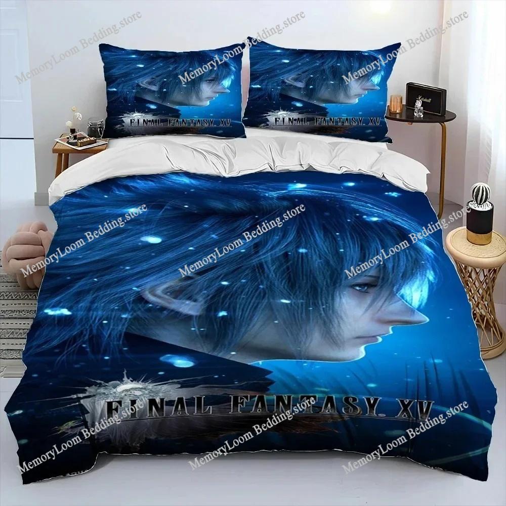 3D Printing Trendy Soft Final Fantasy Series Game Bedding Set Duvet Cover Pillowcase Comforter King/Queen Size Boys Adult Bed