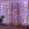 300 LED-lysgardin 3 MX 3 M USB-lysgardin med 8 moduser fjernkontroll Justerbar lysstyrke Soveromsvindu Innendørs Utendørs