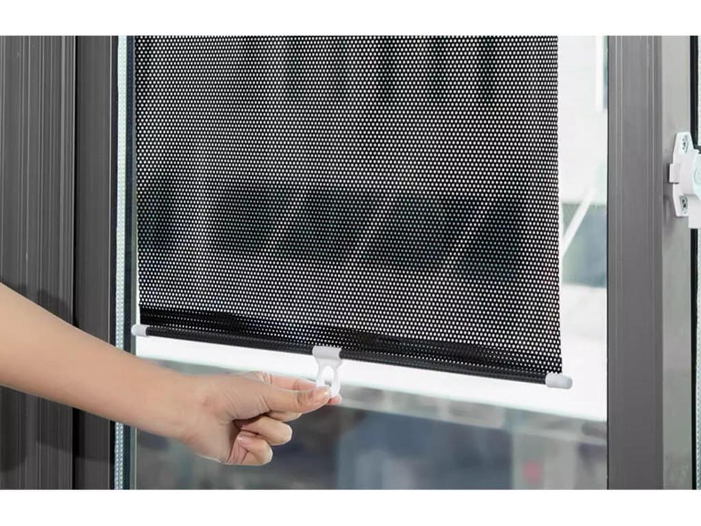 Einziehbare Verdunklungsrollos mit Saugnäpfen für Küche, Büro oder Wintergarten