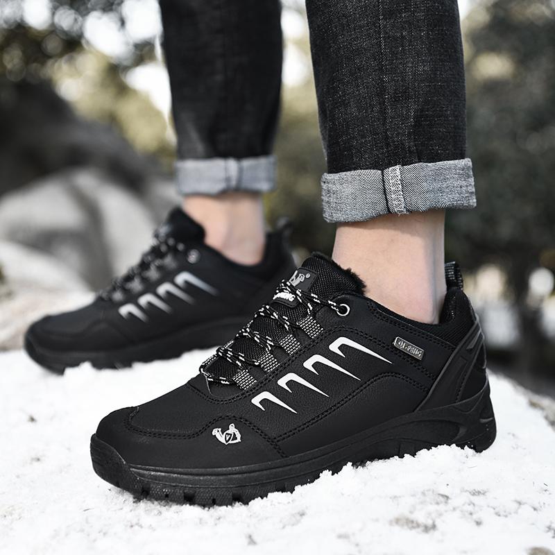 36-47 Winter Paar Plus Samt Warme Outdoor Spezialagent Wanderschuhe Wanderschuhe Sportschuhe Baumwollschuhe Schneestiefel