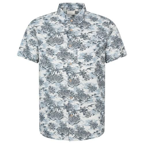 Mountain Warehouse Mens Tropical Printed Short-Sleeved Shirt