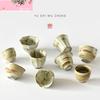 Japanese Style Powder Yin Coarse Teacup Handmade Brush Glazed Master Cup Smelling Mug Fragrance Cup Kung Fu Teaset Drinkware