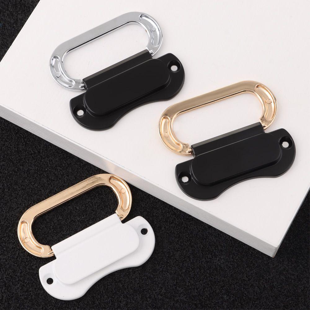 Wardrobe Zinc Alloy Furniture Hardware Door Handle Cupboard Tatami Drawer Pulls Hidden Door Knob