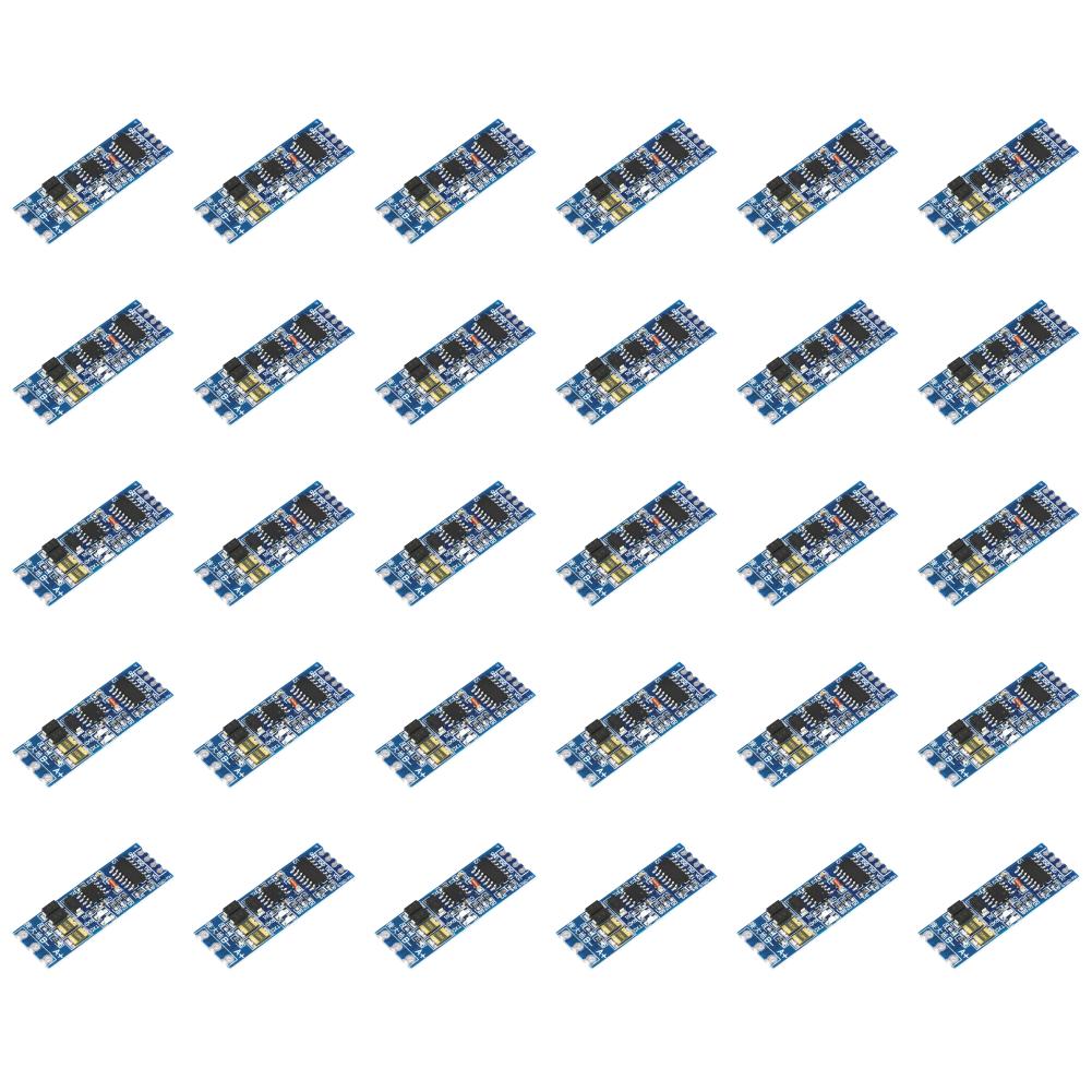 10-30Pcs TTL To RS485 Power Supply Module Long Distance Transmission 3V 5.5V 485 To Serial UART Level Mutual Converter Module