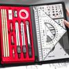 Professional Drawing Set - Suitable for Students and Engineers - Multi-Functional Measuring Instrument Set for Educational and Architectural Drafting