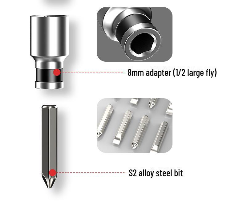 Impact Screwdriver Set for Rusty Screws with Sleeves