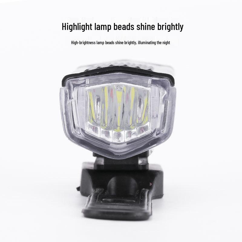 USB Rechargeable High-Brightness Bicycle Headlight - Model 2255 for Night Riding and Mountain Biking