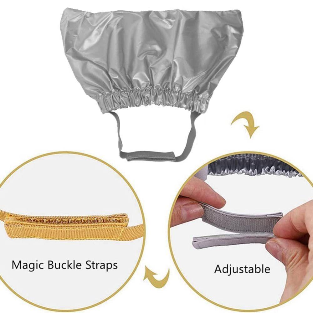 Gift Idea Waterproof Pet Bathing Cap Reusable Breathable Cat Shower Cap Adjustable Rubber Band PU Dog Earmuffs Pet Bathing