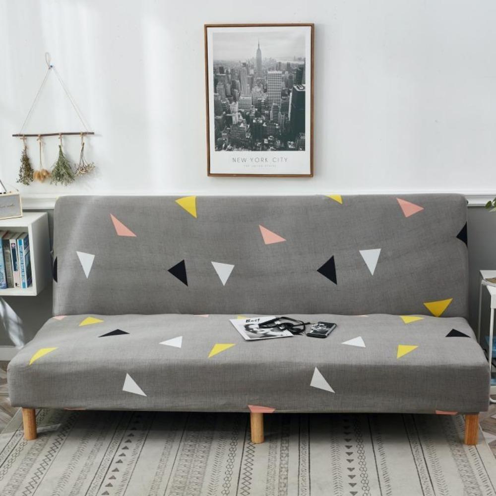 Milk Silk Elastic Sofa Cover Slipcover Furniture Protector Dustproof Stretchable No Armrest Full Coverage