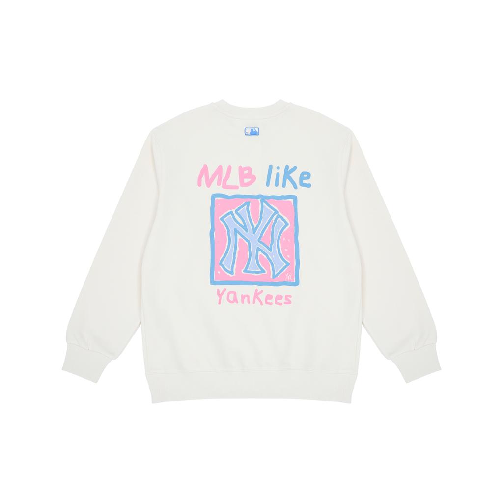 New MLB Like Series Sweatshirts Unisex White 3AMTL0414-50CRS