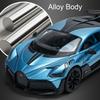 Scale 1:18 Valkyrie Divo 750S Sports Car Model Toy Wheel Steering Metal Die-cast Acrylic Box Cars Models Collectible Item