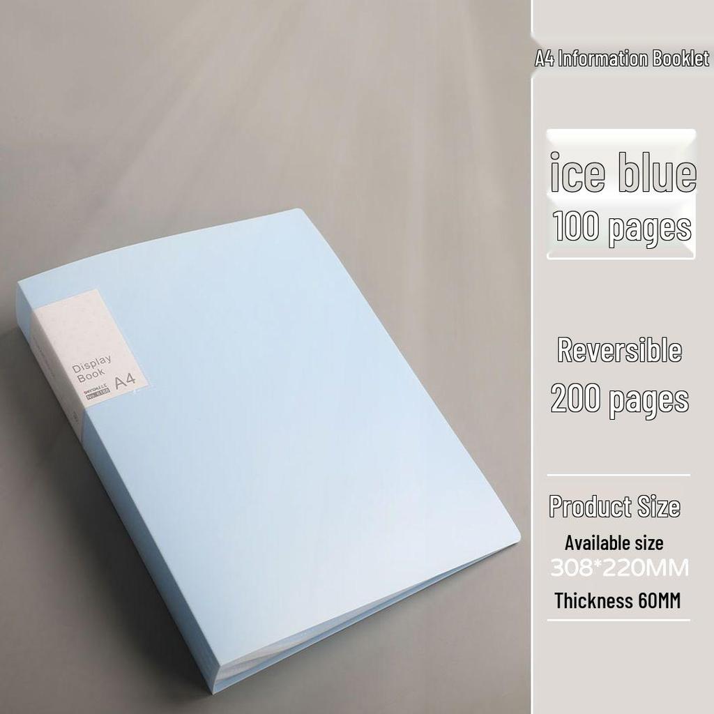 A4 Multi-layer Transparent Storage Folder for Test Papers, Music Scores, and Documents
