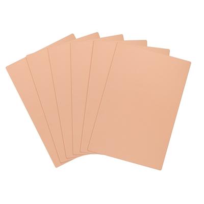 Hot 6PCS Tattoo Practice Skin 0.25CM Silicone Fake Skin Double-Sided for Permanent Makeup Training Supply Tattoo Accessory