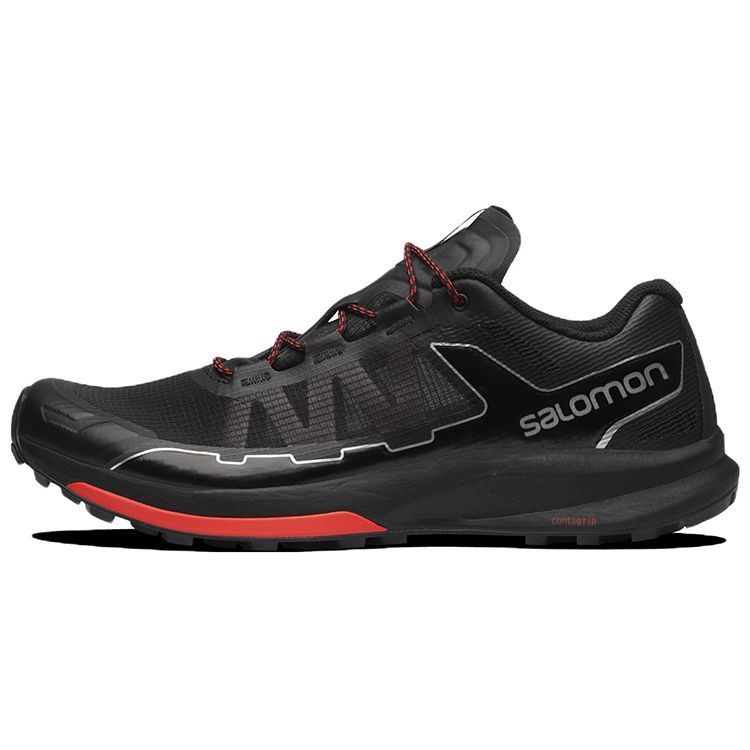SALOMON Ultra Raid Comfortable Durable Fabric Low Top Running Shoes Unisex Sneakers Black 413167